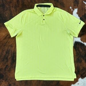 Nike Gold Yellow Polo Shirt